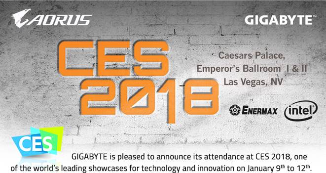 GIGABYTE CES 2018