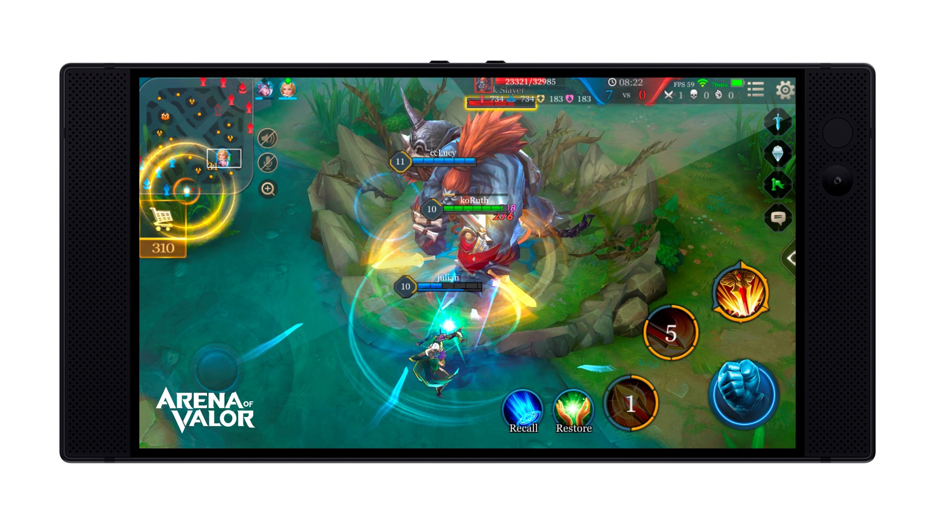 Razer Phone Games Arena of Valor 02